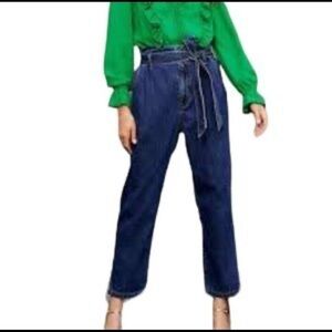 Happy x Nature Paperbag Waist Jeans Size 29